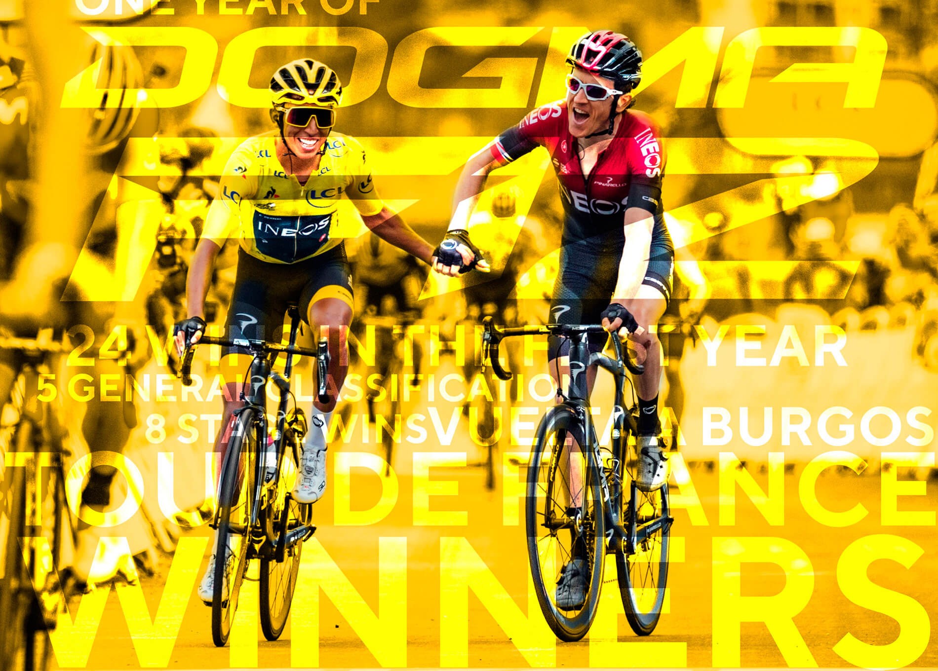 One year of the DOGMA F12 and TEAM INEOS